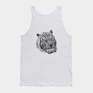 Tiger portrait Tank Top